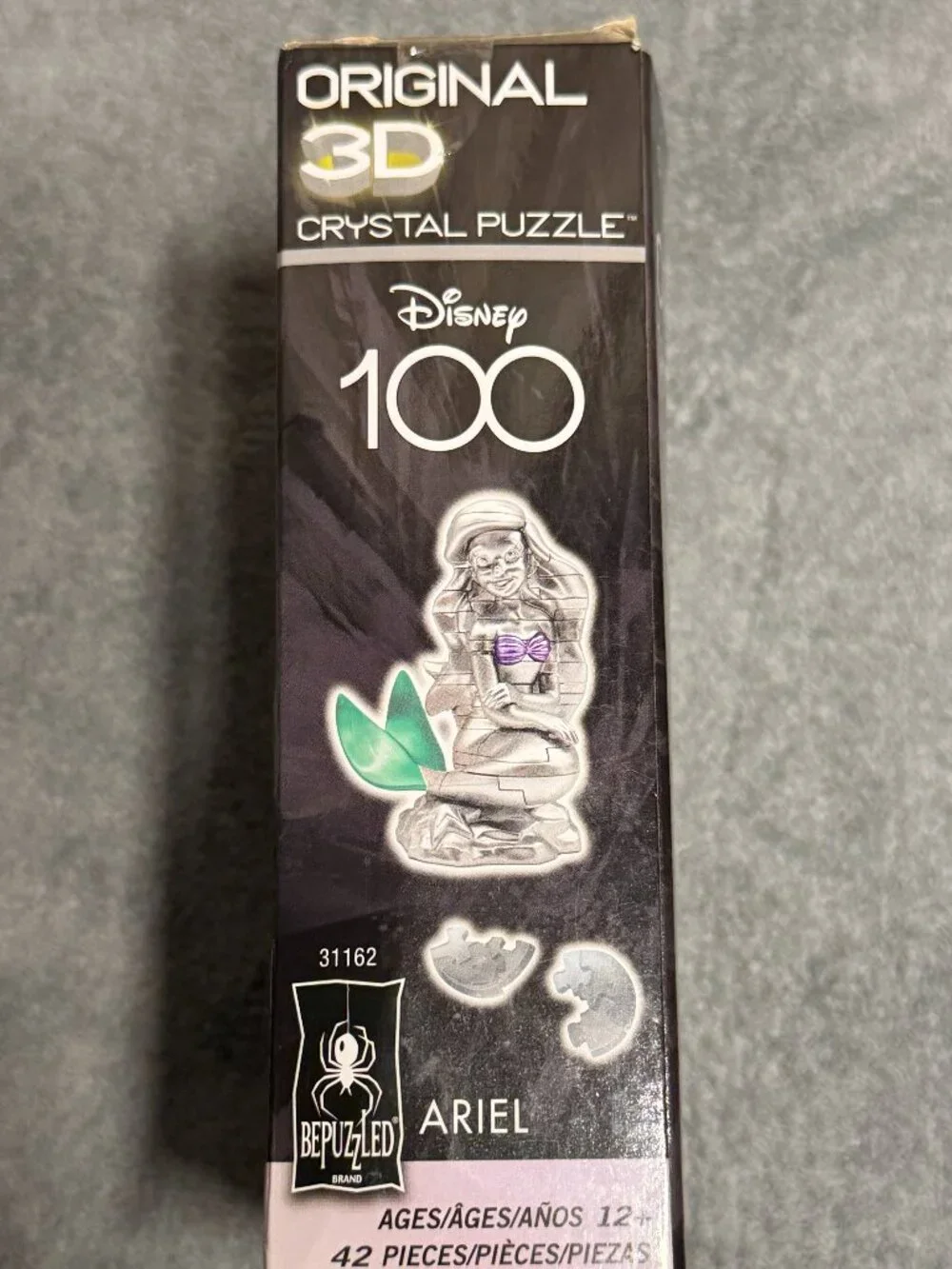 Disney 100 3D Crystal Ariel Puzzle — Size 42 Pieces